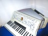 Marinucci Italian 120 bass white accordion